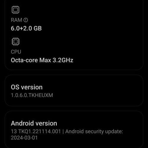 Xiaomi Poco F3 smartphone like new, 6+2GB RAM, 128GB storage, white