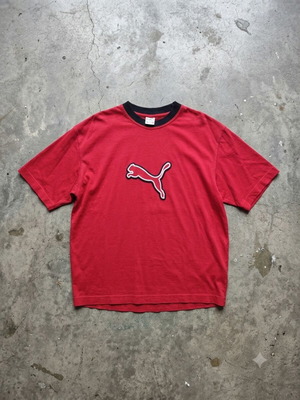 Puma vintage t-shirt red size L like new