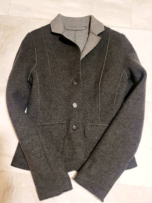 Henry Cottons wool blazer like new, gray, size M