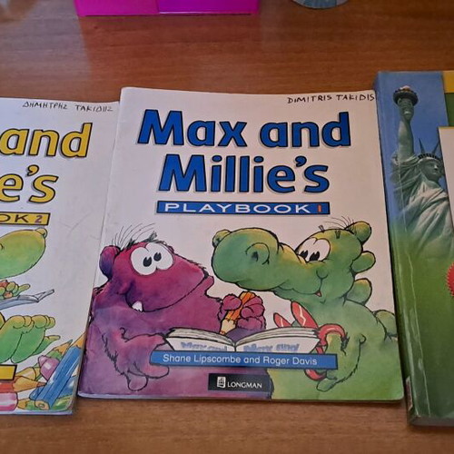 English books used, set of 3 plus one gift