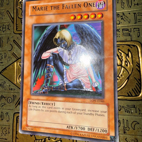 Marie the Fallen One Yu-Gi-Oh! card like new, missprint name