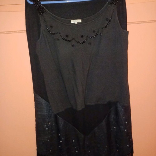 Sev Triko top-skirt set used, size XL, black