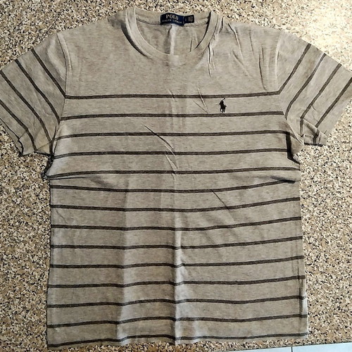 Ralph Lauren short-sleeve shirt like new, black and gray, size S