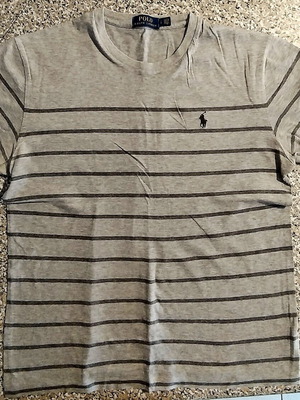 Ralph Lauren short-sleeve shirt like new, black and gray, size S