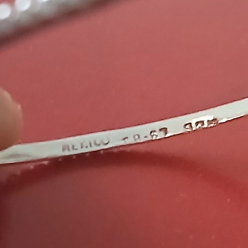 Mexican silver 925 bangle, 6.5 cm opening