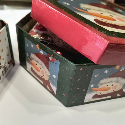 Christmas boxes new, pack of 2 pieces
