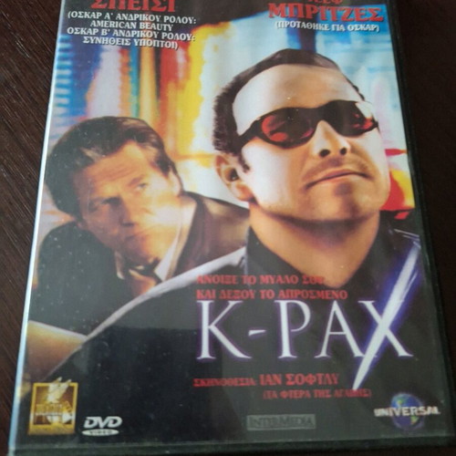 K-Pax DVD used, sci-fi drama with subtitles