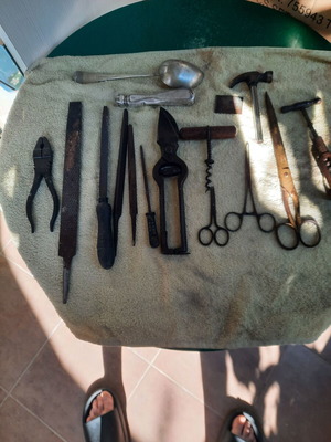 Various old tools used