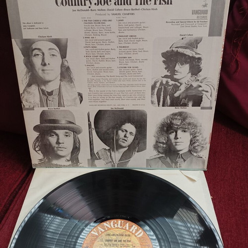 Country Joe And The Fish I-Feel-Like-I'm-Fixing-To-Die vinyl like new, rock