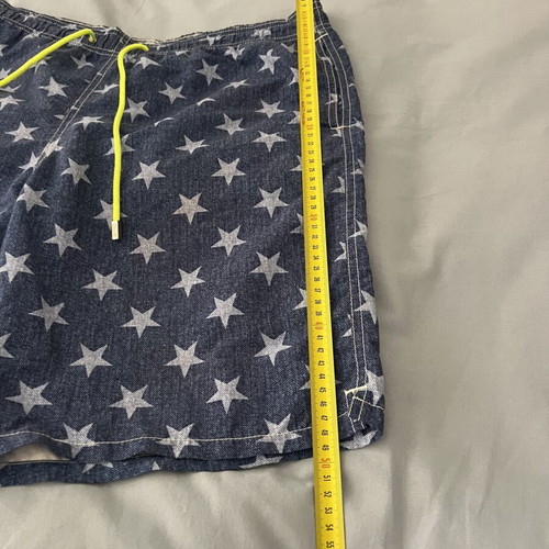 MC2 Saint Barth men's swim shorts XXL like new, white and blue