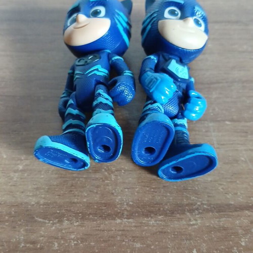 Pajama Hero figures used, set of two