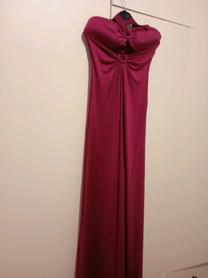 Mix & Match maxi dress one size magenta like new