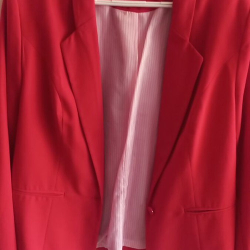 Atmosphere Women's Red Jacket XL42 Like New