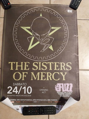 Sisters of Mercy Poster New From Athens Concert 2015