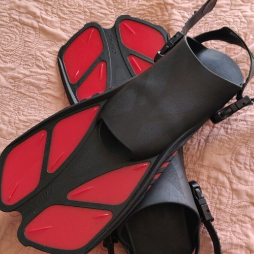 Capas adjustable open heel fins S/M size 36-41 like new
