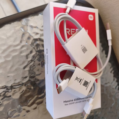 Redmi Note 15 Pro fast charging cables, pack of 2, type C