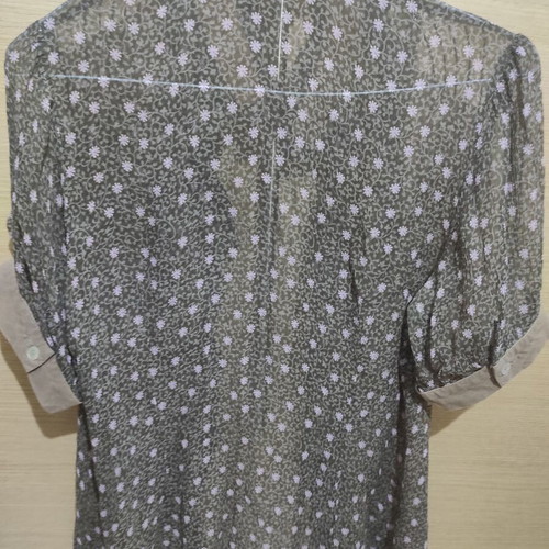 Vintage Marlboro Classics Sheer Floral Shirt size 44 like new