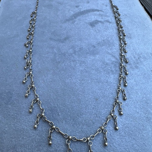 Vintage Silver 925 Necklace like new with charms