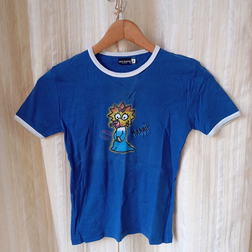 Simpsons T-shirt like new, blue, size S