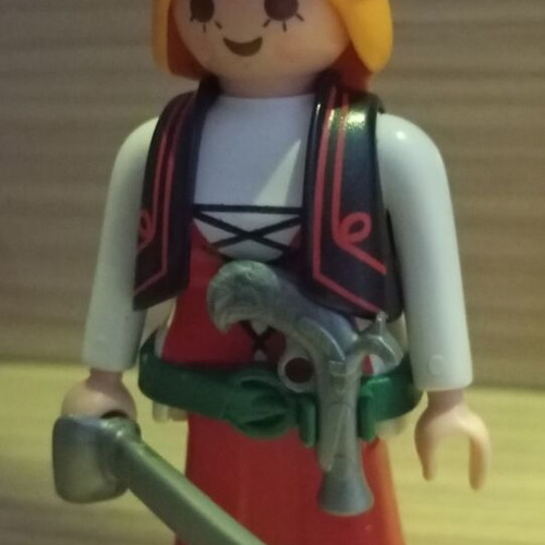 Playmobil Woman Revolution of 1821 like new, custom