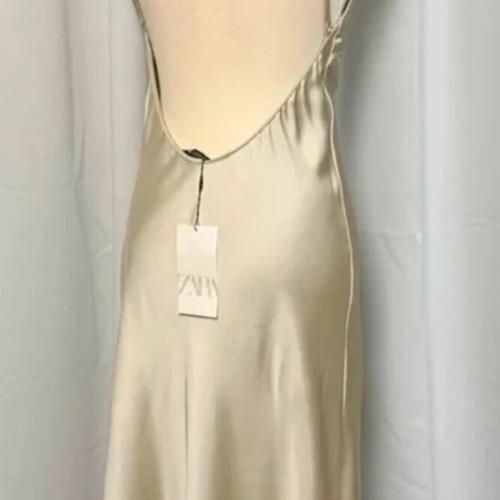 Zara dress, beige, size M