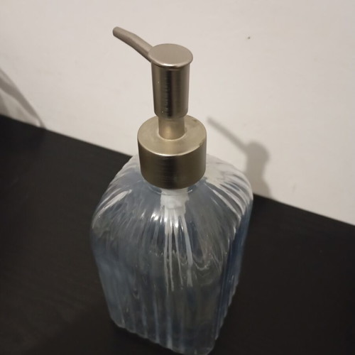 Glass Soap Dispenser Used With Plastic Pump 400ml