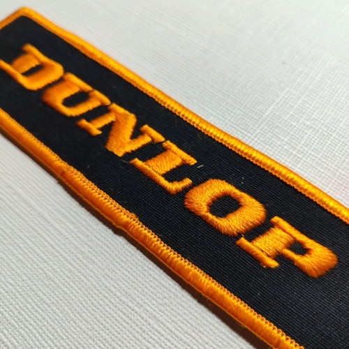 Dunlop retro racing patch used