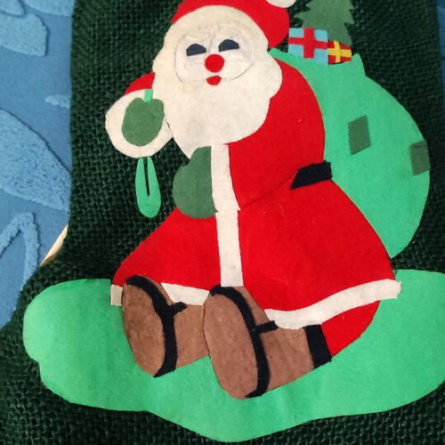 Christmas boots like new, set of 3 pieces