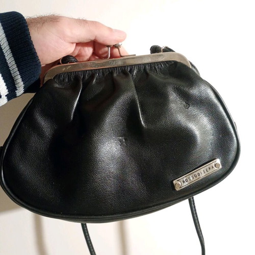 Women's vintage shoulder bag used, small with dents