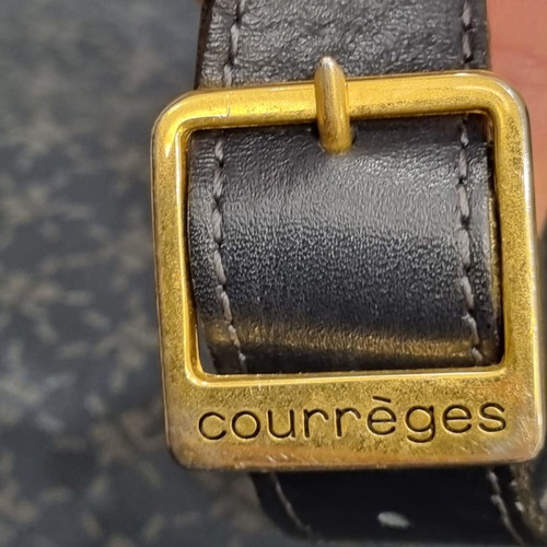 Vintage Courreges bag from France crossbody and shoulder