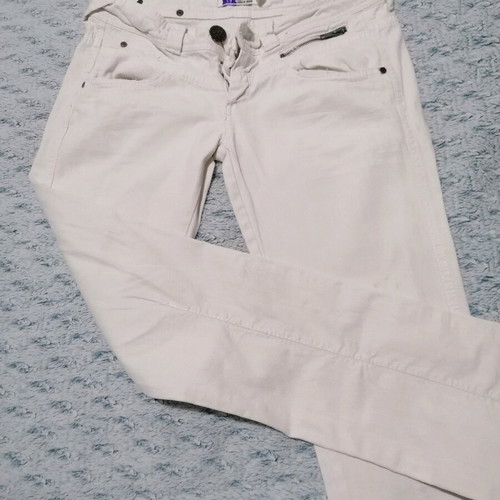 Bershka jeans low-rise used, size 34, white