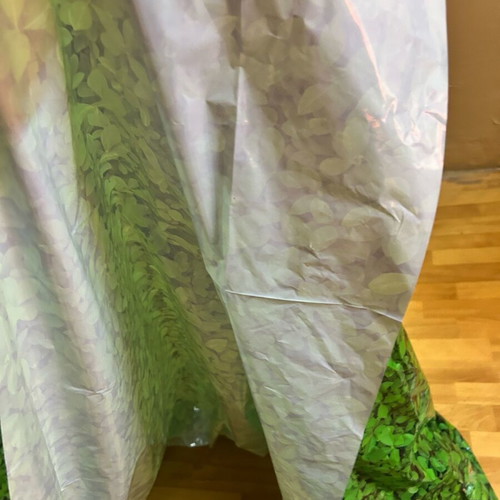PVC найлонов фон за снимки нов, 137x274 см, зелен лист