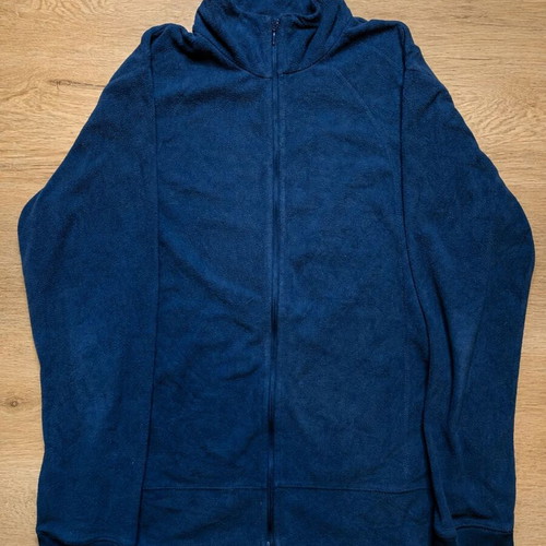 Columbia women's full-zip fleece jacket navy, size XL