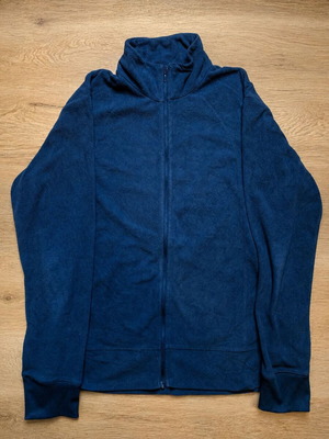Columbia women's full-zip fleece jacket navy, size XL
