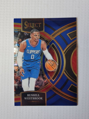 2023-24 Panini-Select Basketball Russell Westbrook Premier Level Blue #146