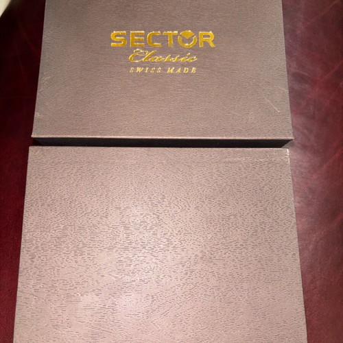 Sector Classic watch case like new with box and booklet