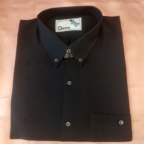 Arma men's black shirt made of viscose new