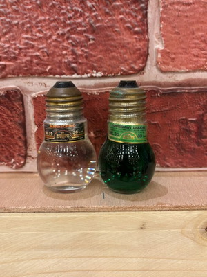Evelt liqueur miniatures new, 2x30ml Maraschino and Peppermint