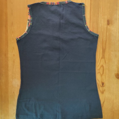Pajama top small like new, blue