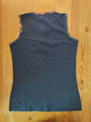 Pajama top small like new, blue