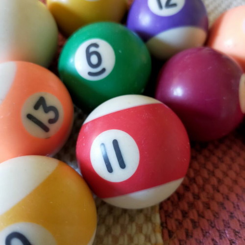 Mini ball collection used