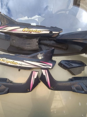Crypton 105 T blue fairing used, first edition, 9 pieces