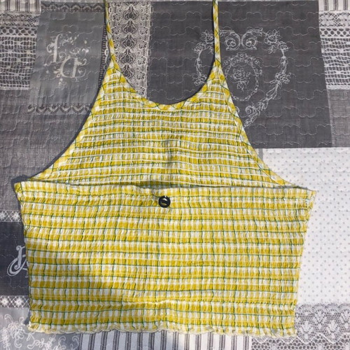 Attrattivo halter top new, size S, yellow