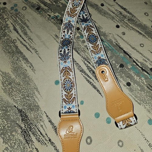 Ortega guitar strap new with distinctive colors