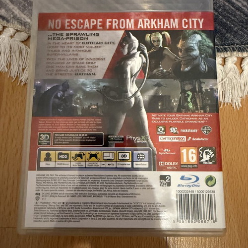 Batman Arkham City PS3 game