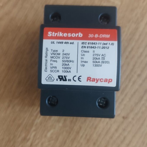 Raycap T2 1P 50kA/P DRM-30B surge protector like new