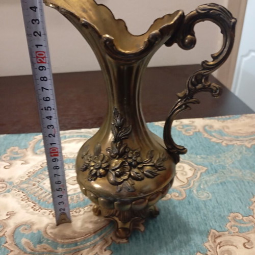 Vintage copperware set of 3 used pieces