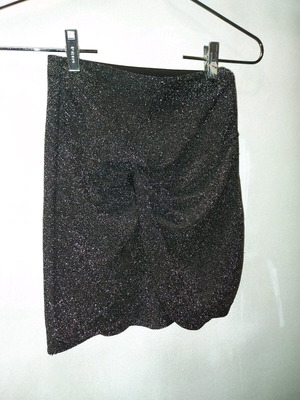 Mini skirt silver like new, size XS