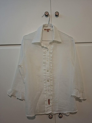 Prada Shirt Size M White Transparent Like New