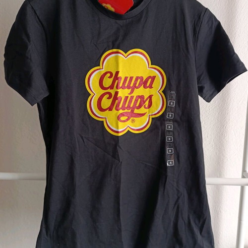 Chupa Chups short sleeve t-shirt new, size S, black